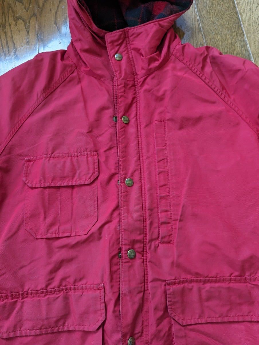 ウールリッチ　WOOLRICH マウンテンパーカー　赤　ビンテージ　vintage 80年代　90年代_画像4