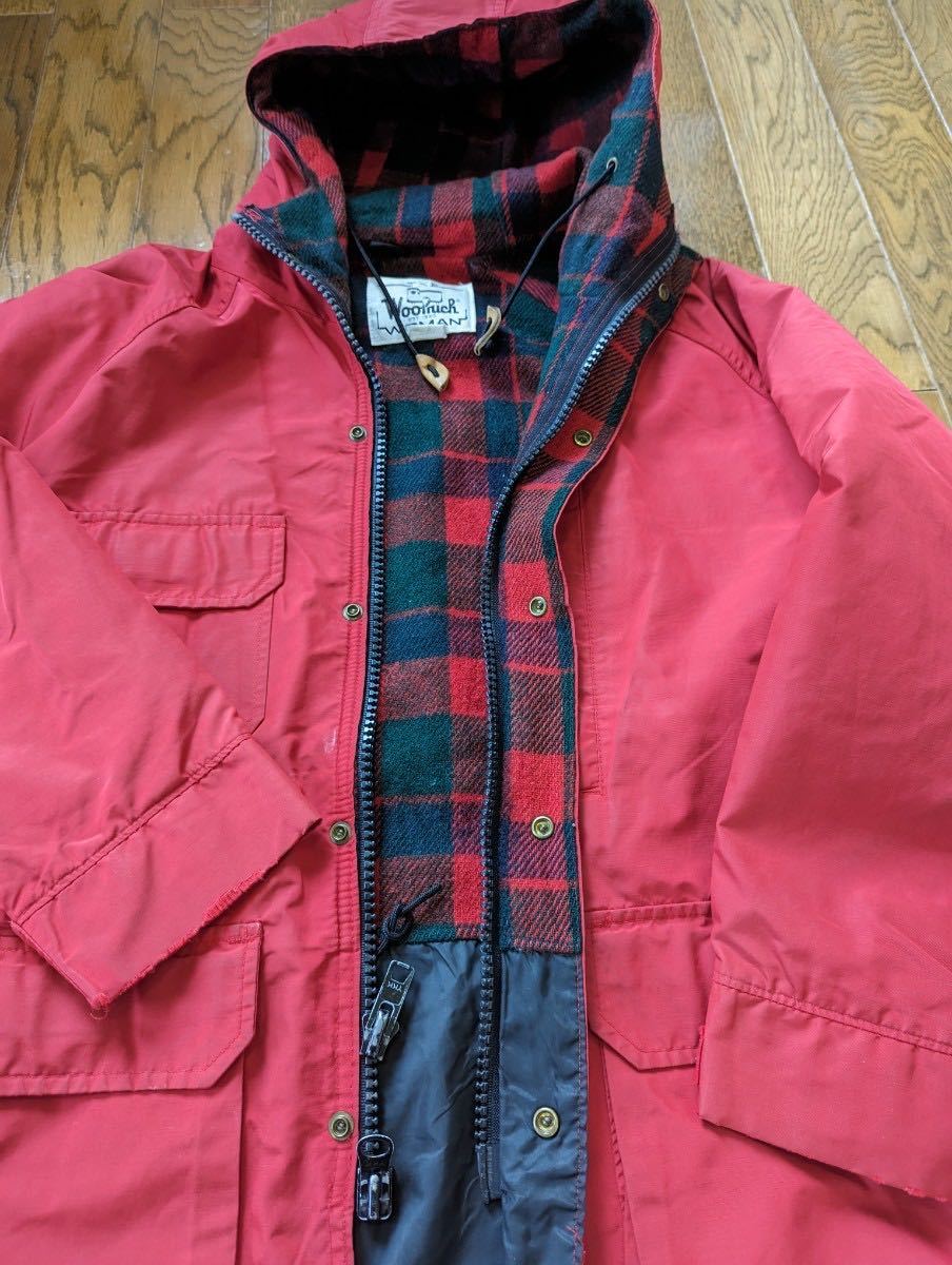 ウールリッチ　WOOLRICH マウンテンパーカー　赤　ビンテージ　vintage 80年代　90年代_画像10