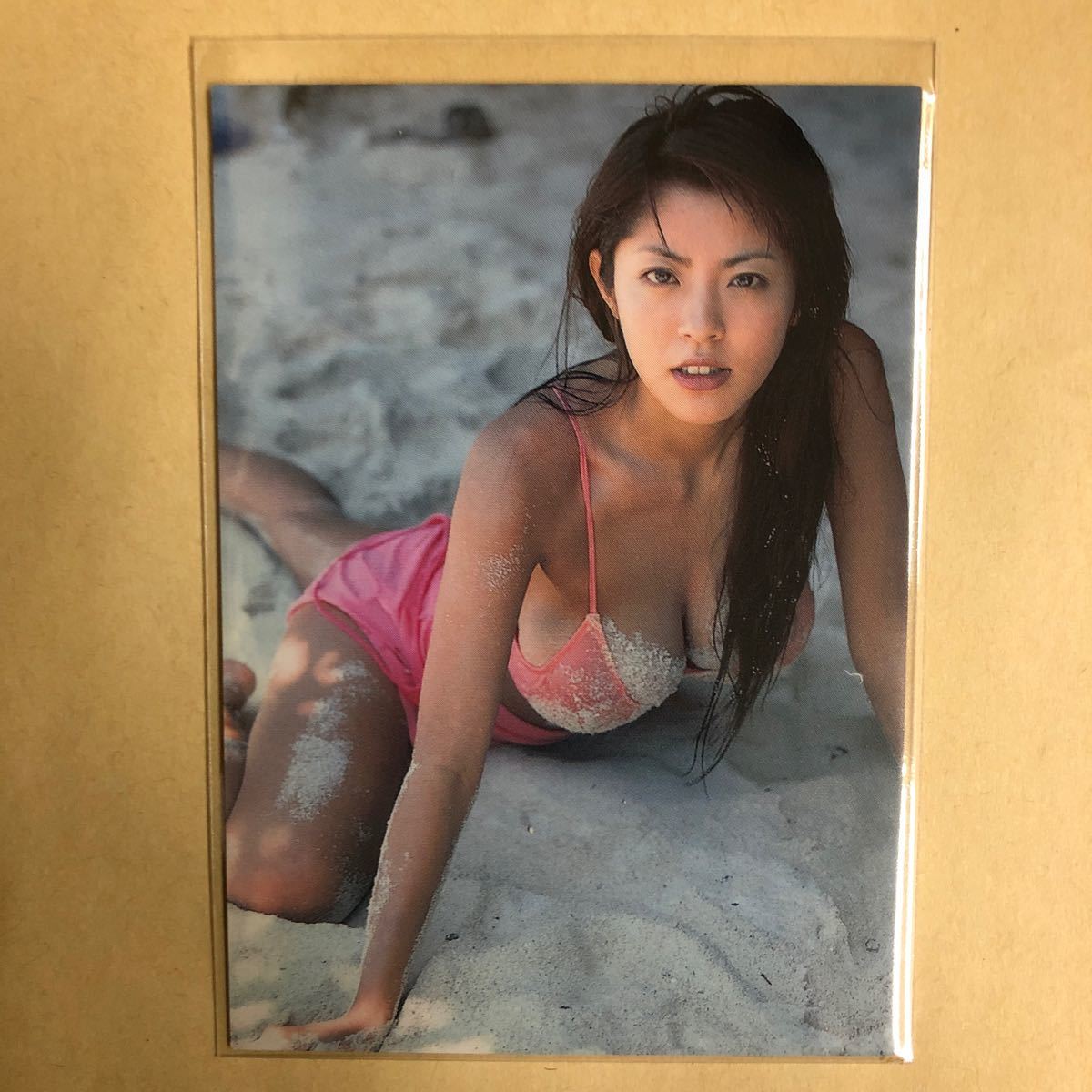 根本はるみ 2003 さくら堂 トレカ アイドル グラビア カード 水着 ビキニ 23 タレント トレーディングカード_画像1