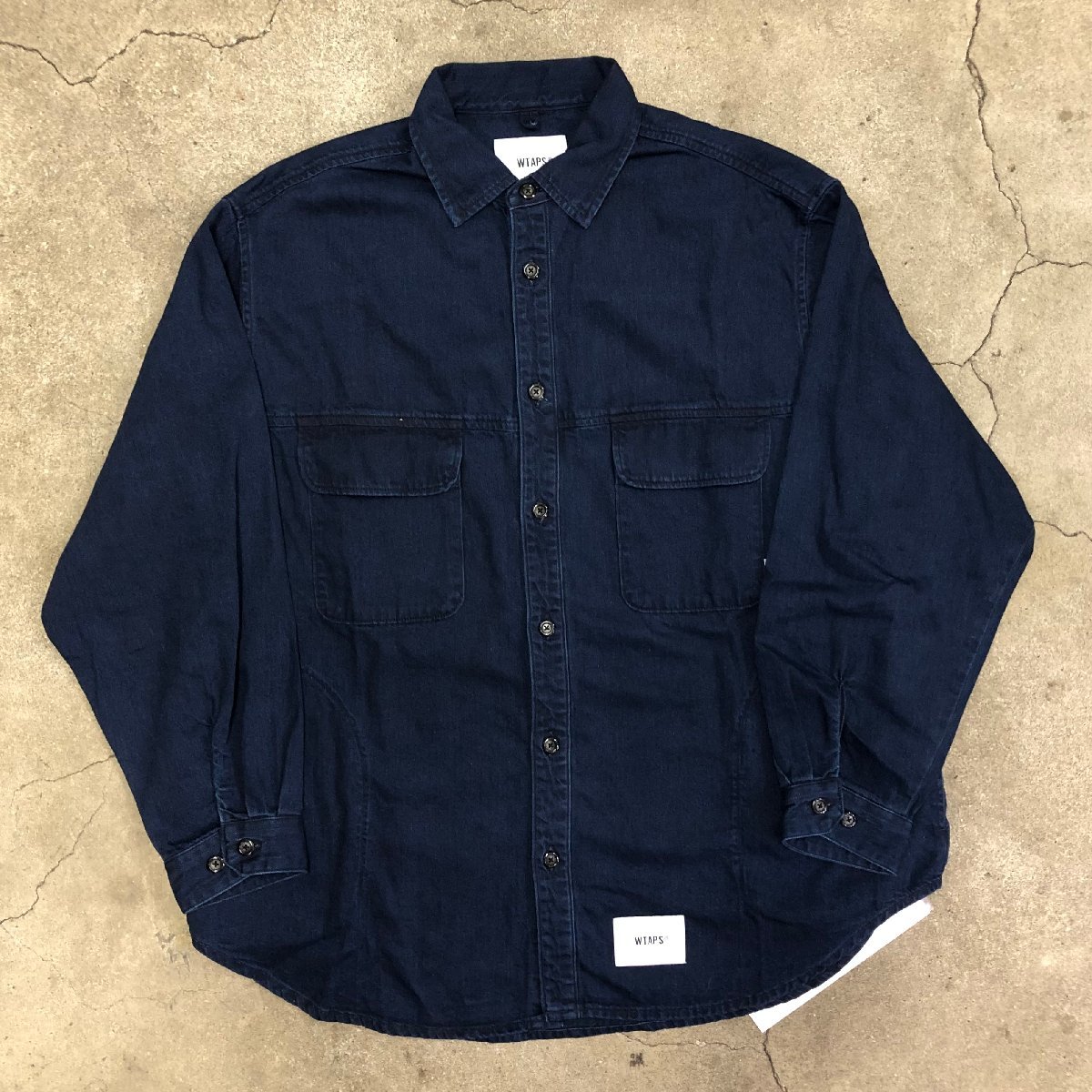 WTAPS 2023SS WCPO LS DENIM INDIGO XLサイズ-