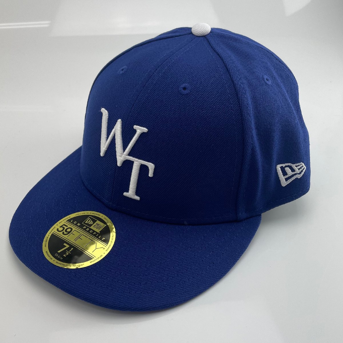 未使用品 Wtaps 59FIFTY LOW PROFILE / CAP / POLY. TWILL. NEWERA BLUE 3 7 1/2_画像2