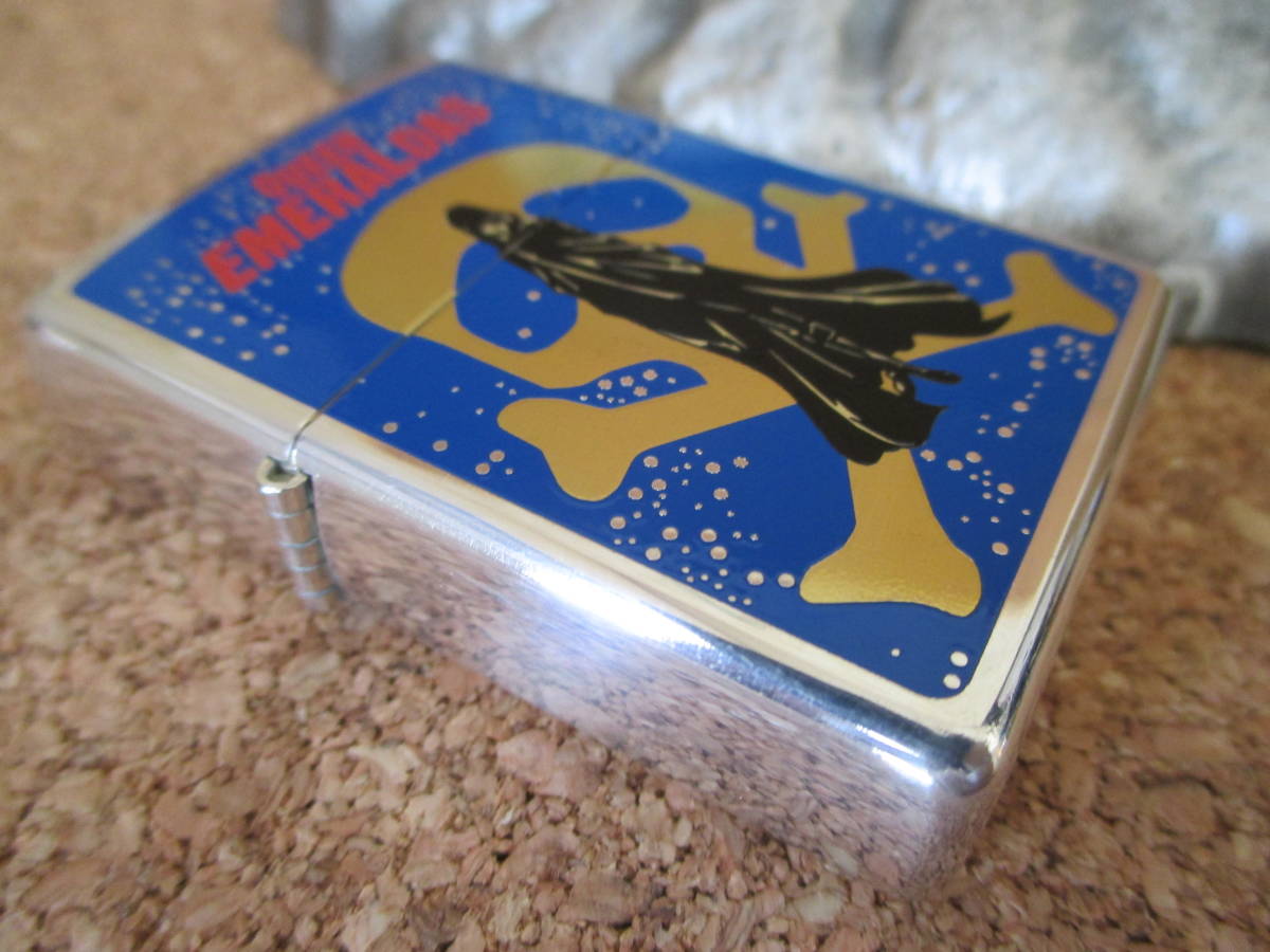 ZIPPO 『QUEEN EMERALDAS クイーン エメラルダス 台座付き 限定品』1998年3月製造 松本零士 オイルライター ジッポー 廃版激レア 未使用品_画像6