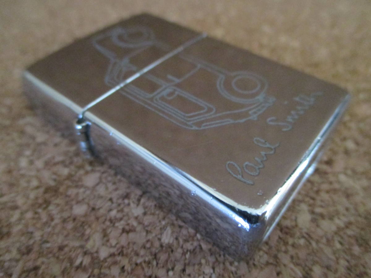 ZIPPO 『Paul Smith ポール・スミス ミニクーパー 限定品』2000年10月製造 エリザベス2世 大英帝国勲章 オイルライター ジッポ 廃版激レア