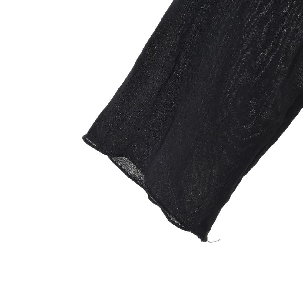  beautiful goods ALBERTA FERRETTI stretch pleat tops 42 black Alberta Ferretti KL4BKUCU12