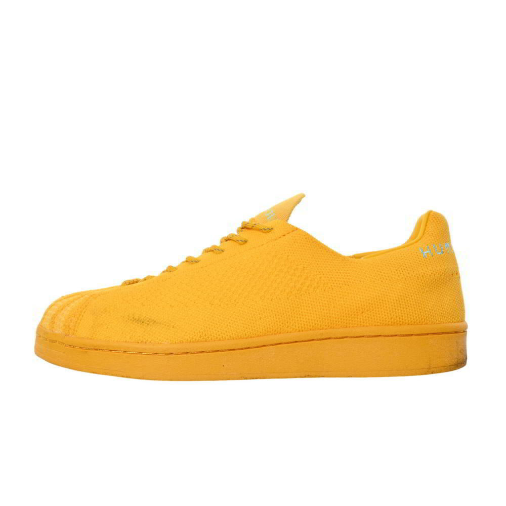 adidas Pharrell SUPERSTAR PRIMEKINT スニーカー 29.5cm イエロー アディダス KL4BKPSH18の画像4