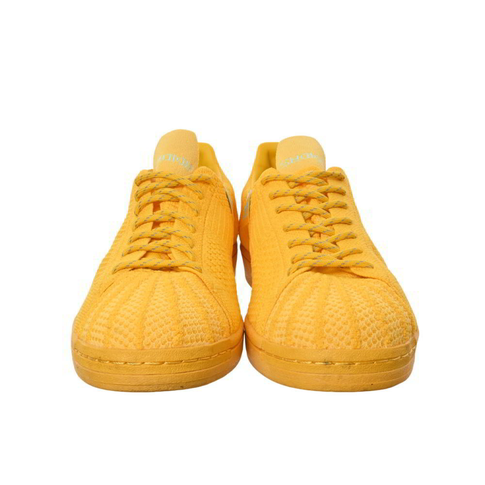 adidas Pharrell SUPERSTAR PRIMEKINT スニーカー 29.5cm イエロー アディダス KL4BKPSH18の画像2