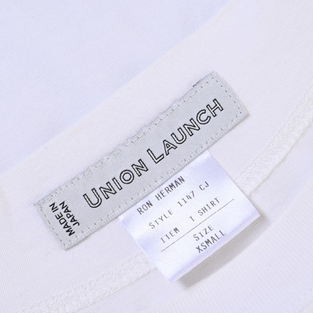 UNION LAUNCH ロンハーマン別注 クルーネック Tシャツ XS ホワイト ユニオンランチ KL4BKULH18_画像6