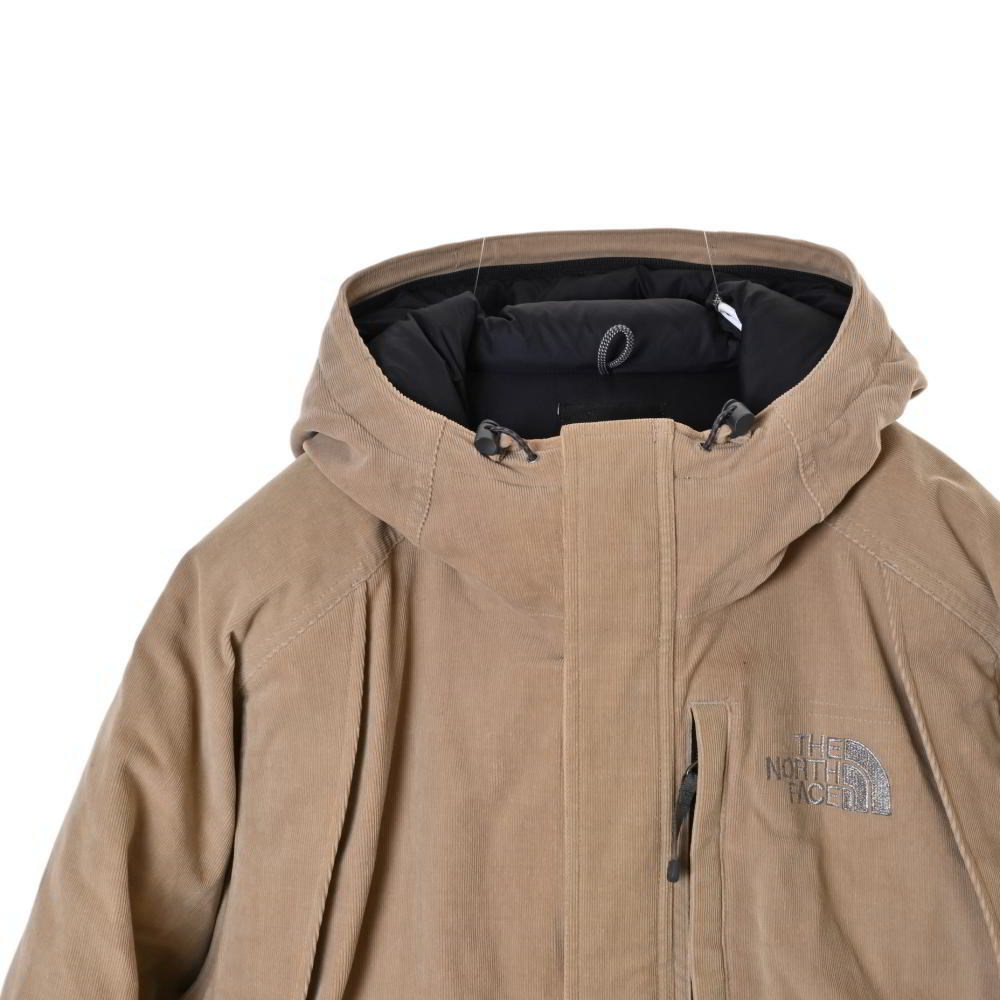 美品 THE NORTH FACE ND00358 コーデュロイ ダウンジャケット L ベージュ ザノースフェイス KL4BKQ2L10_画像3