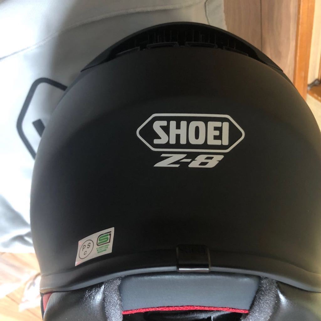 SHOEI ショウエイ Z-8 マットブラック サイズM　山城　EXTRA　CWR-F2シールド　メロスモーク×シルバー　予備チークパッド付_画像6