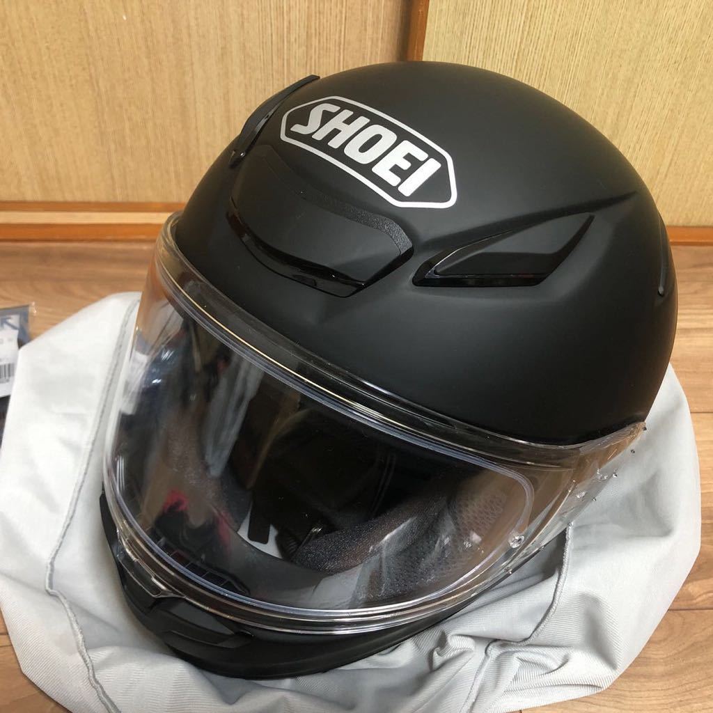 SHOEI ショウエイ Z-8 マットブラック サイズM　山城　EXTRA　CWR-F2シールド　メロスモーク×シルバー　予備チークパッド付_画像2