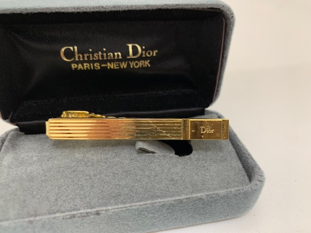 ☆1000円セール☆ GIVENCHY　Christian Dior　ネクタイ　タイピン　2点セット　◆20868_画像7