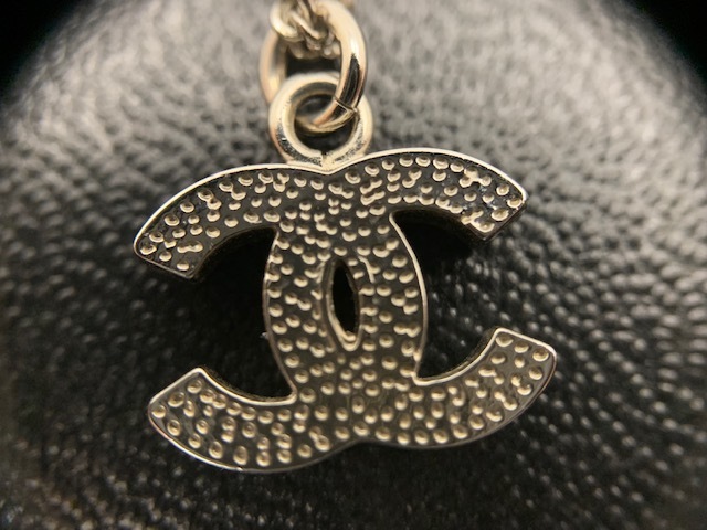 ☆1円セール☆ CHANEL シャネル ココマーク ラインストーン ネックレス ペンダント アクセサリー レディース シルバー系　◆20889_画像4