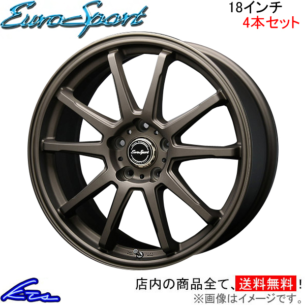 ブレスト ユーロスポーツ タイプSS-01 4本セット ホイール マークXジオ【18×8J 5-114 INSET35】10系 BLEST EuroSport Type SS01 アルミ_画像1