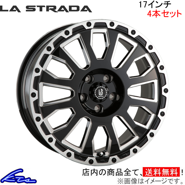 ラ・ストラーダ アヴェンチュラ 4本セット ホイール LA770Y35GBM LA STRADA AVENTURA アルミホイール 4枚 1台分_画像1