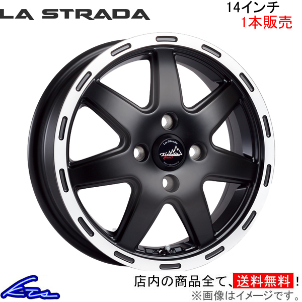 ラ・ストラーダ ティラード クロス 1本販売 ホイール eKワゴン B11W LTC445C45MBRP2 LA STRADA TIRADO CROSS アルミホイール 1枚 単品_画像1