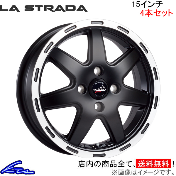 ラ・ストラーダ ティラード クロス 4本セット ホイール デイズ B45W/B48W LTC545C45MBRP LA STRADA TIRADO CROSS アルミホイール 4枚 1台分_画像1