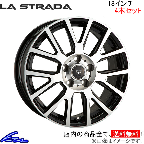 ラ・ストラーダ ティラード ラムダ 4本セット ホイール IS E30/E31/E35 LTL875K38BP LA STRADA TIRADO LAMBDA アルミホイール 4枚 1台分_画像1