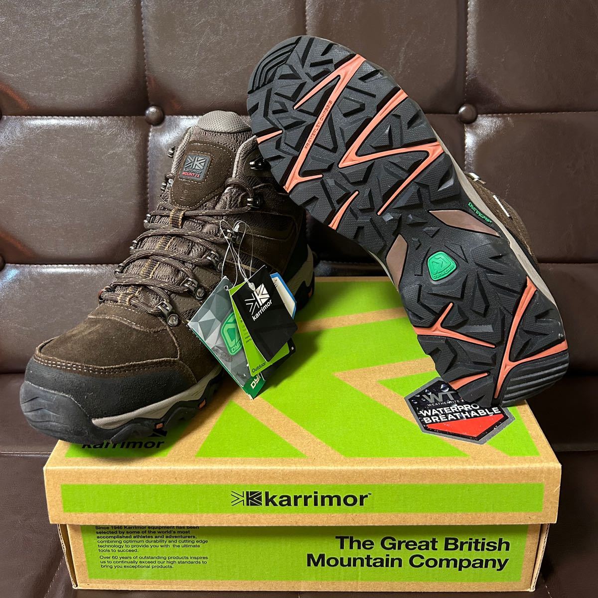 2024年最新海外 新品!KarrimorカリマーMount Mid9weathertite本革防水 28.0cm