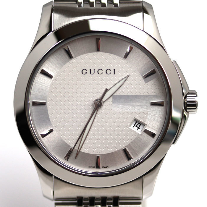 GUCCI グッチ Gタイムレス 腕時計 電池式 YA126401/126.4 メンズ 中古