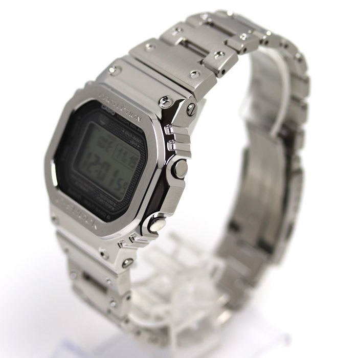 CASIO カシオ G-SHOCK フルメタル 電波 腕時計 ソーラー GMW-B5000D-1JF メンズ 中古_画像2