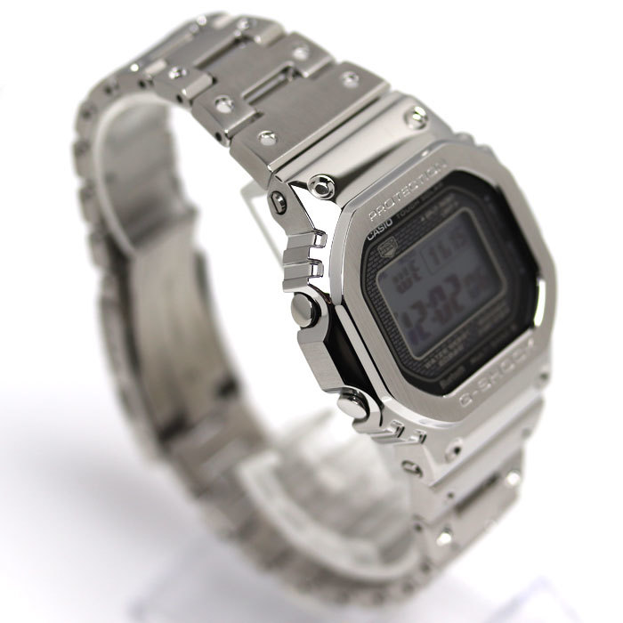 CASIO カシオ G-SHOCK フルメタル 電波 腕時計 ソーラー GMW-B5000D-1JF メンズ 中古_画像3
