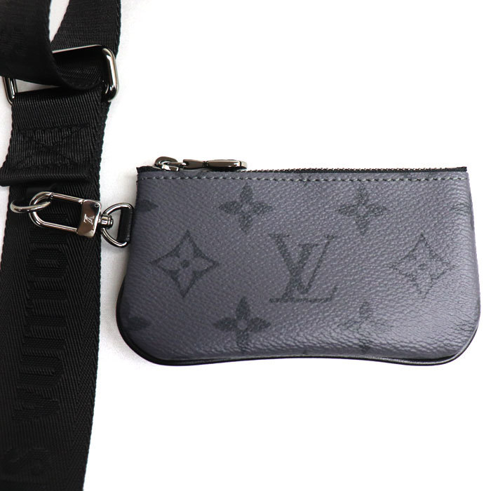 LOUIS VUITTON ルイ・ヴィトン トリオ・メッセンジャー ショルダーバッグ エクリプスリバース ブラック グレー M69443 メンズ 中古 極美品_画像3