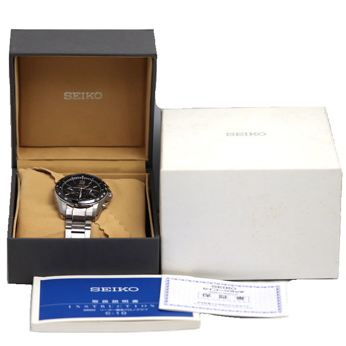 SEIKO セイコー ブライツ 電波 腕時計 ソーラー SAGA153/8B82-0AL0 メンズ 中古_画像9