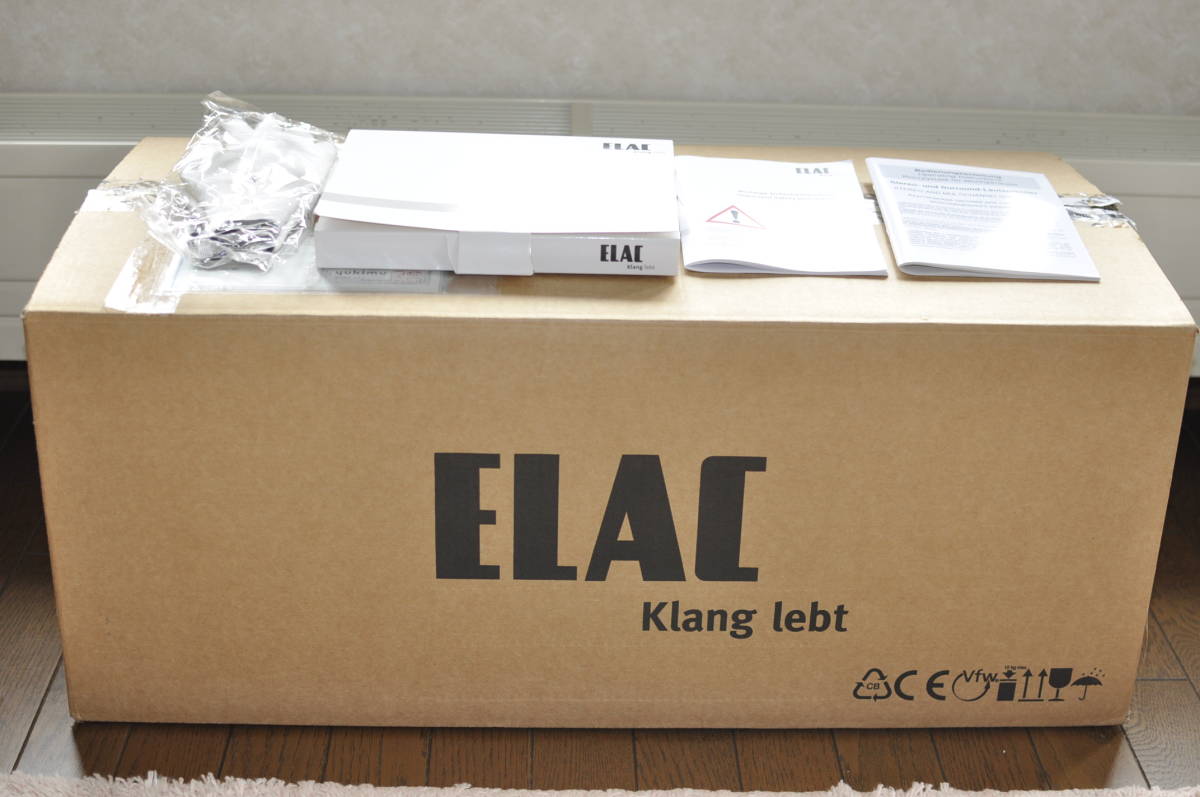 ELAC BS263(本体)・スピーカースタンド LS30HB(ハイグロス・ブラック) 中古美品_画像4