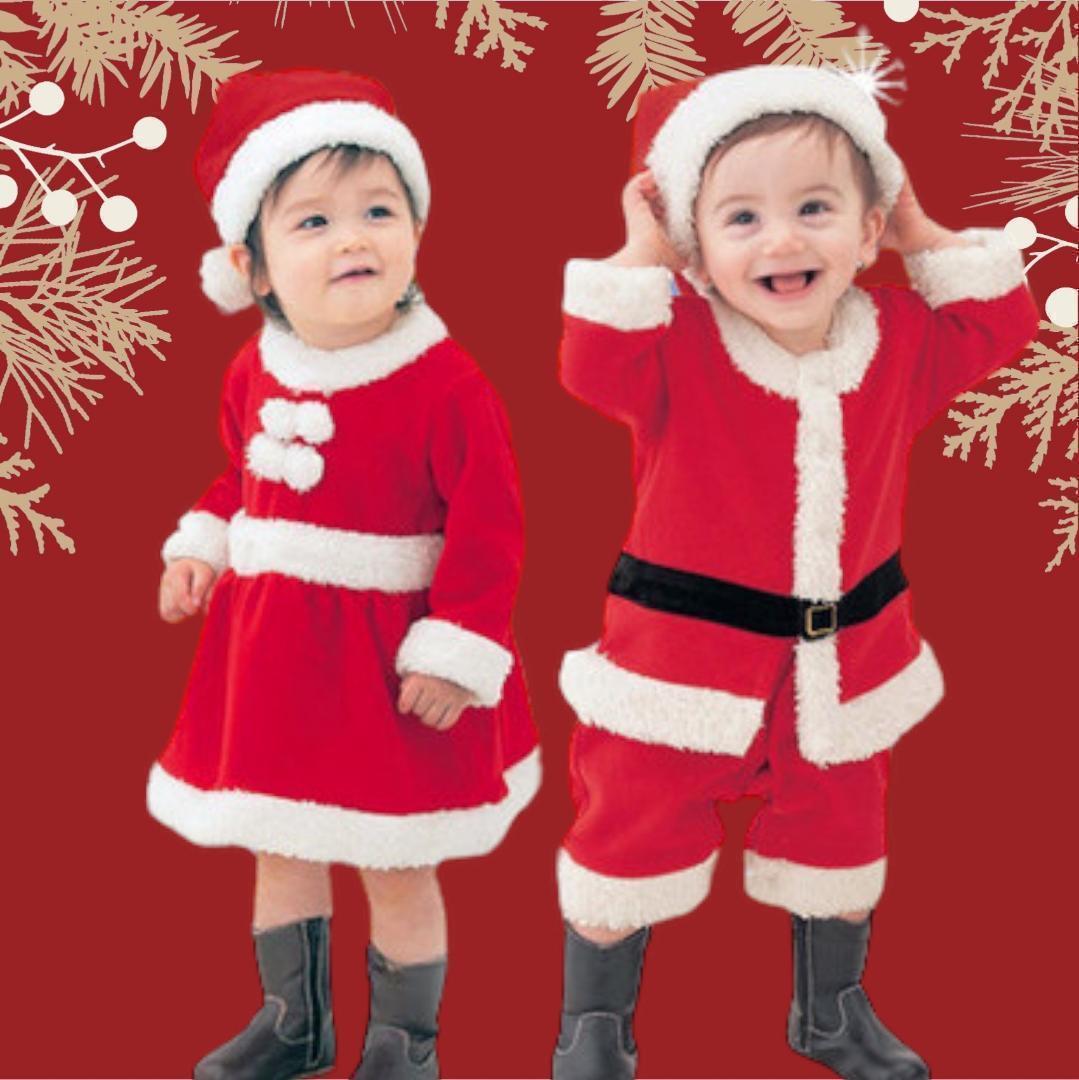 サンタ コスプレ ベビー 100 女の子 クリスマス 衣装 ベビー服 イベント_画像6