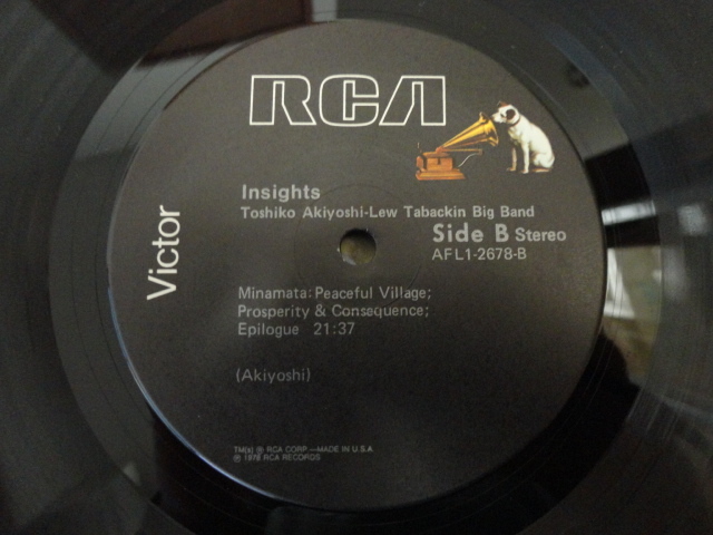 Toshiko Akiyoshi-Lew Tabackin Big Band Insights オリジナル原盤 USLP JAZZ 名盤　視聴_画像4