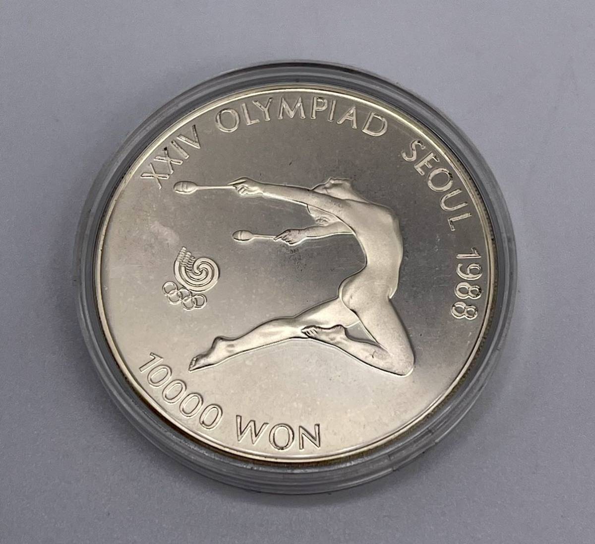 ソウルオリンピック1988年 記念銀貨 SV925 10000ウォン5000ウォン 2枚セット 韓国_画像2