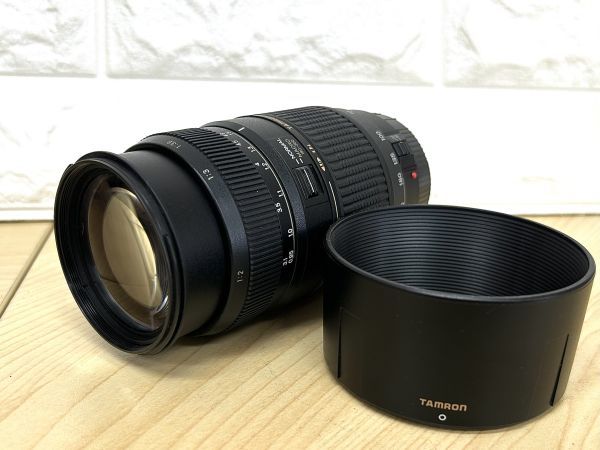 TAMRON AF 70-300mm 1:4-5.6 TELE-MACRO (1:2) Φ62 A17 ∞-0.95m (3.1ft) FOR CANON 動作未確認 レンズ 中古 fah 11K313_画像1