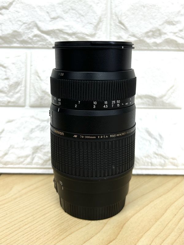 TAMRON AF 70-300mm 1:4-5.6 TELE-MACRO (1:2) Φ62 A17 ∞-0.95m (3.1ft) FOR CANON 動作未確認 レンズ 中古 fah 11K313_画像3