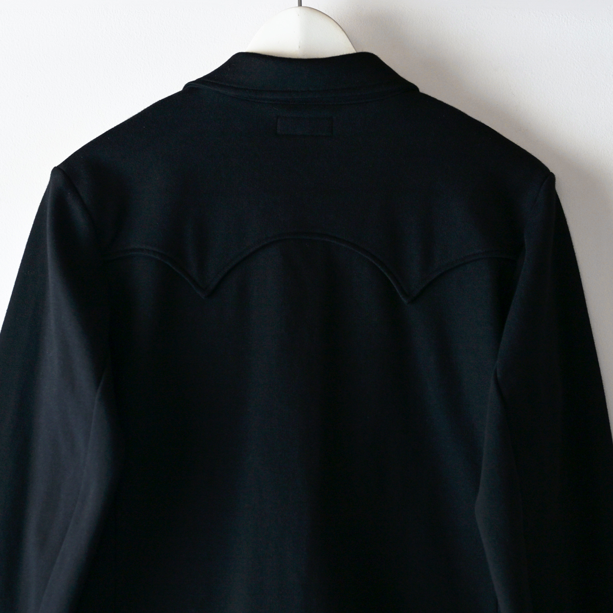 美品 90s agnes b アニエスベー ウエスタン テーラードジャケット サイズ1 ブラック 黒 コンチョボタン バックヨーク / ヴィンテージ_画像4