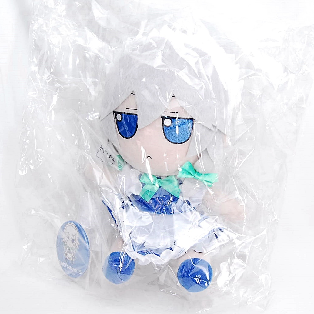 【匿名配送・新品・未開封】 ふもふもさくや。 ver.1.5 バッジ付 東方ぬいぐるみシリーズ 64 Gift 東方プロジェクト 十六夜咲夜 缶バッジ