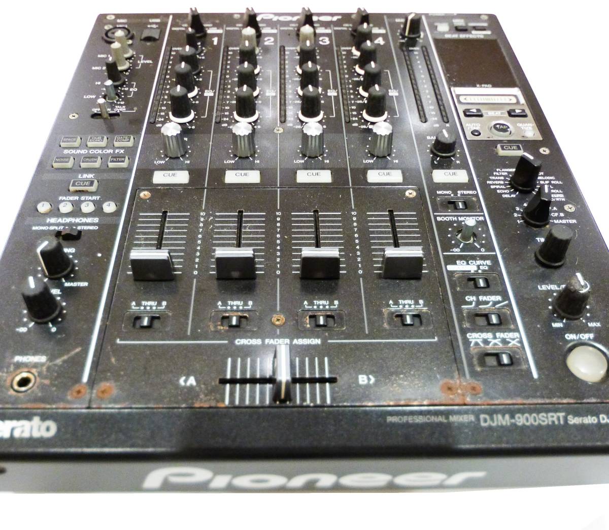 ジャンク　DJM-900SRT Pioneer　パイオニア　PROFESSIONAL DJ MIXER プロフェッショナル DJ ミキサー DJM900SRT_画像2