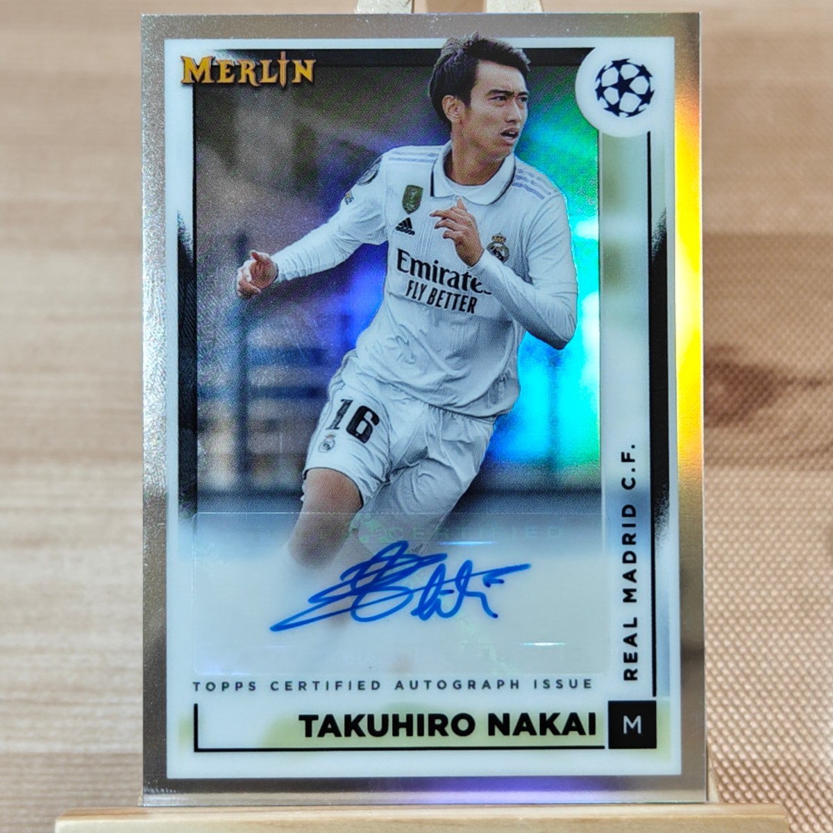 2022-23 TOPPS 中井卓大 直筆サイン カード AUTO-