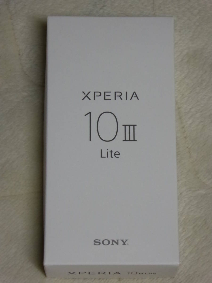 新品未開封】Sony ソニー Xperia 10 III Lite XQ-BT44 Blue ブルー sim