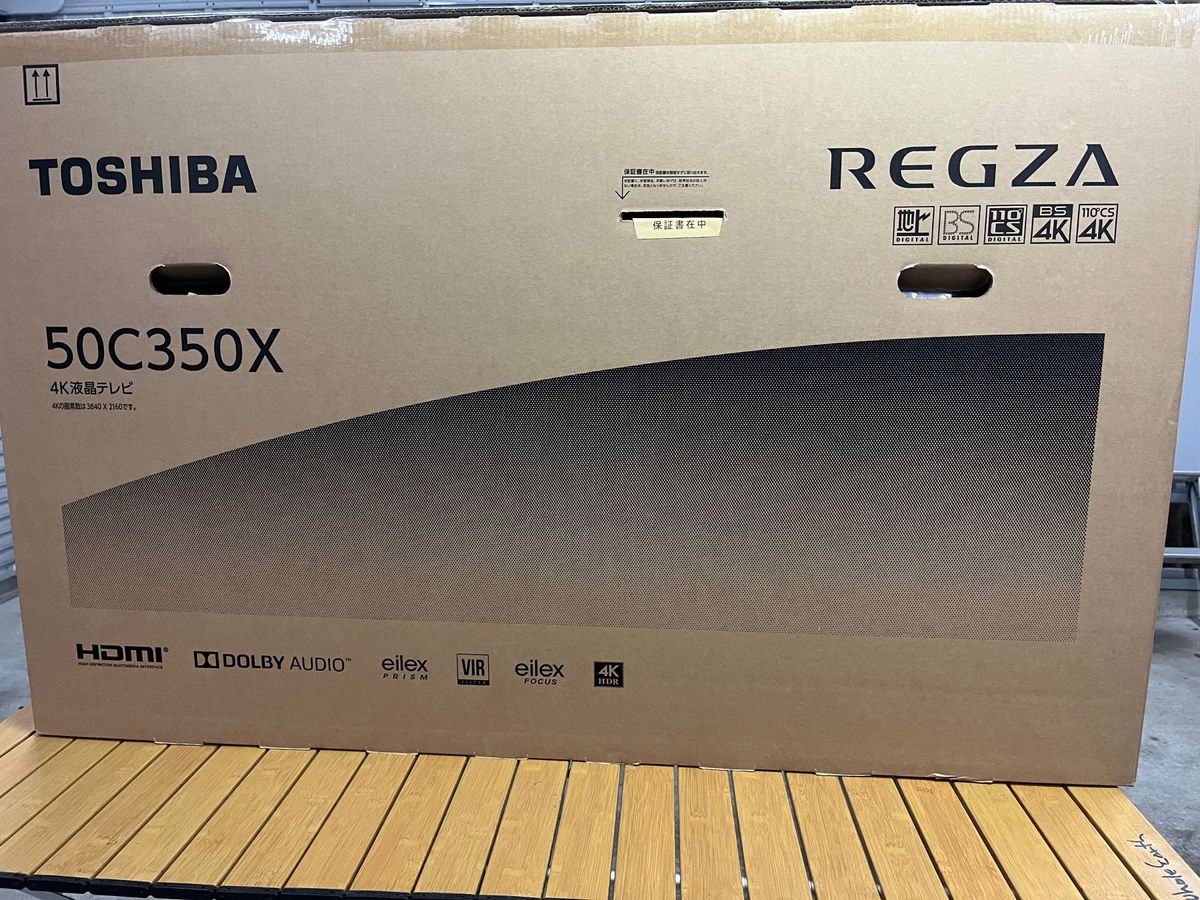 東芝 REGZA 50C350X 50インチ4K液晶テレビ 新品未開封｜Yahoo!フリマ