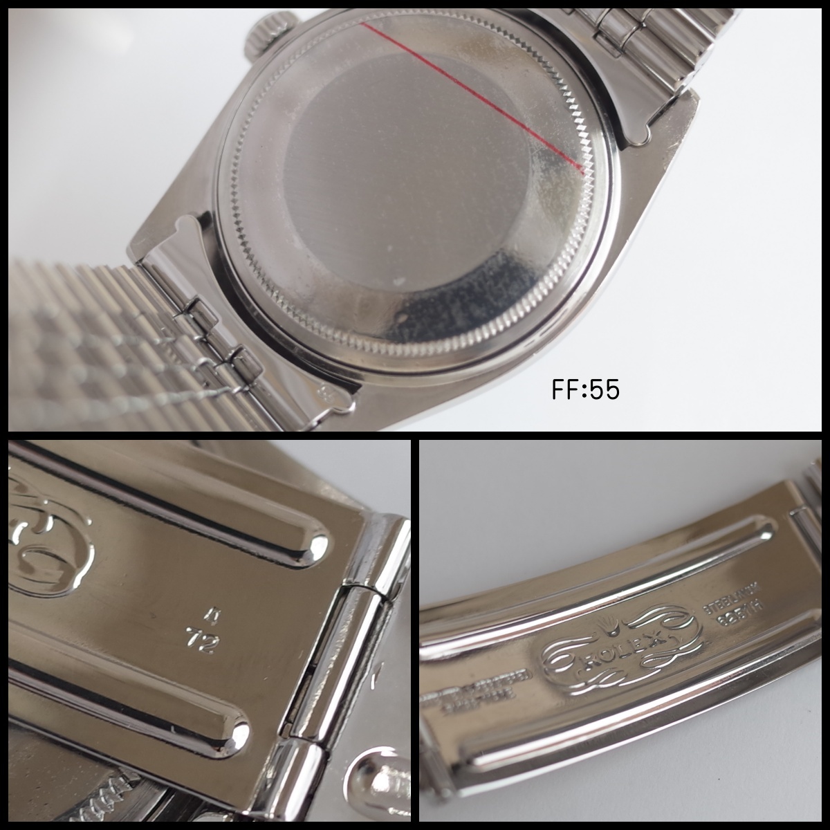 ロレックス 1603 デイトジャスト 1971年 純正青文字盤 SS メンズ 腕時計 ROLEX アンティーク OH済1年保証_画像8