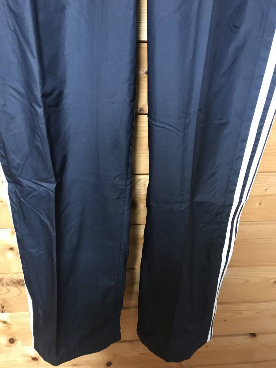 adidasアディダストレーニング防寒用パンツ濃紺サイズ2XO(3XLウエスト91-97㎝大判サイズタグ付き送料込みで半額以下_画像3