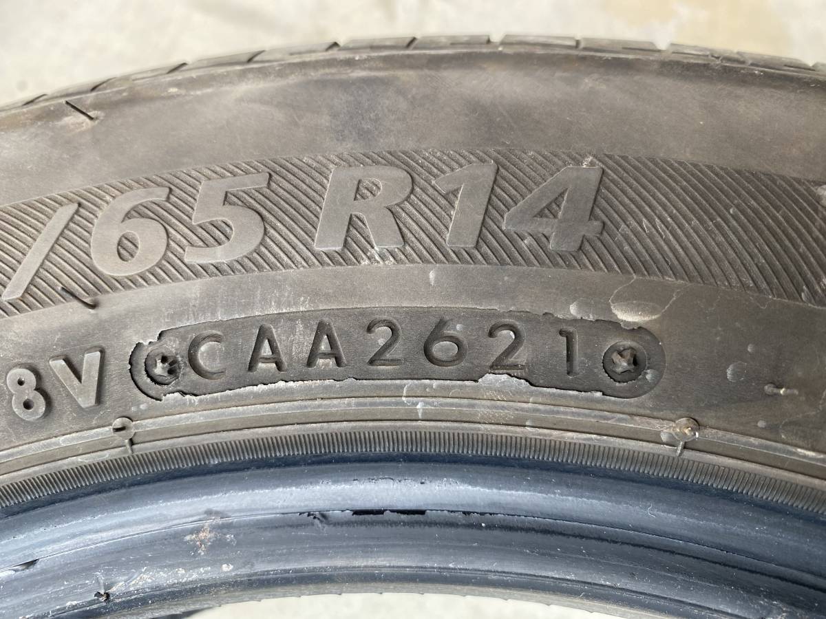 ブリジストン　ネクストリー　155/65R14 21年製 中古　現状_画像2