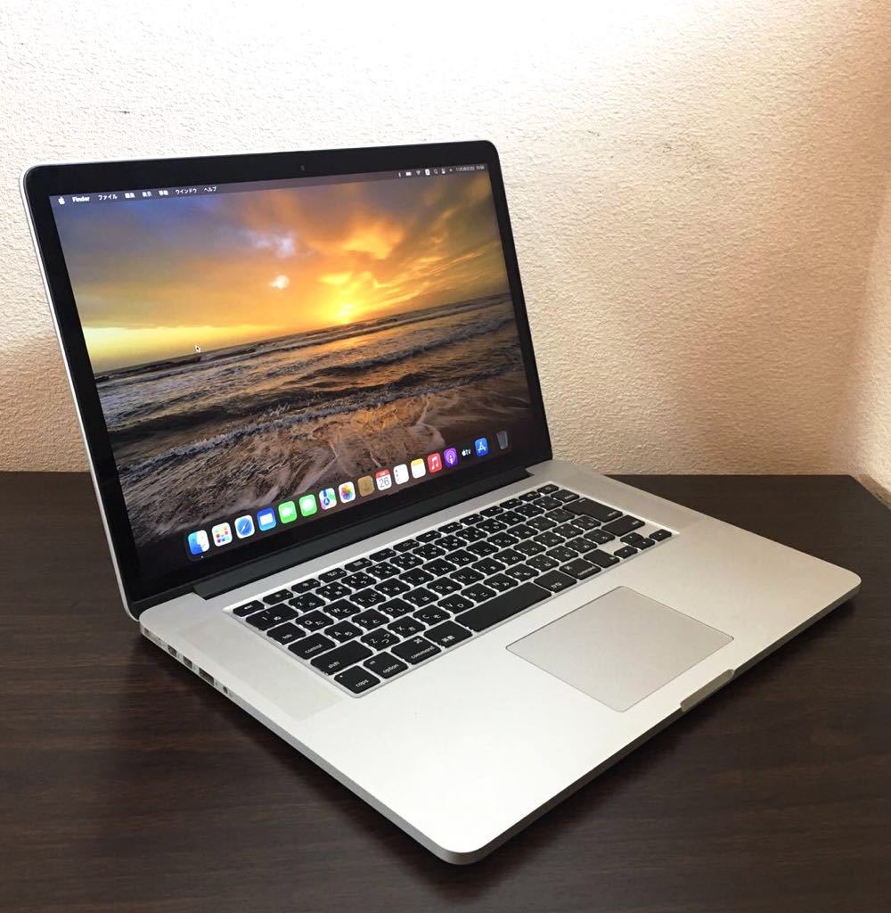 月初セール【新品SSD2TB/新品バッテリー】MacBook Pro Retina15インチ Mid2015 Core i7 2.5GHz/16GB/R9M370X/高解像度液晶/Office/Windows_画像3