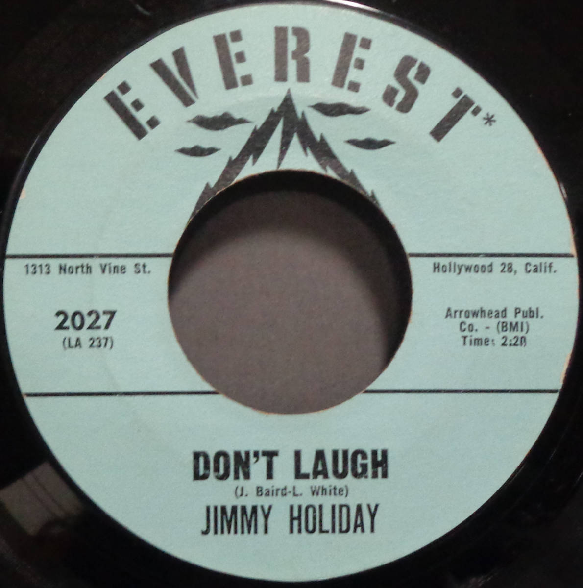 【SOUL 45】JIMMY HOLIDAY - DON'T LAUGH / POOR BOY (s231110032) _画像1