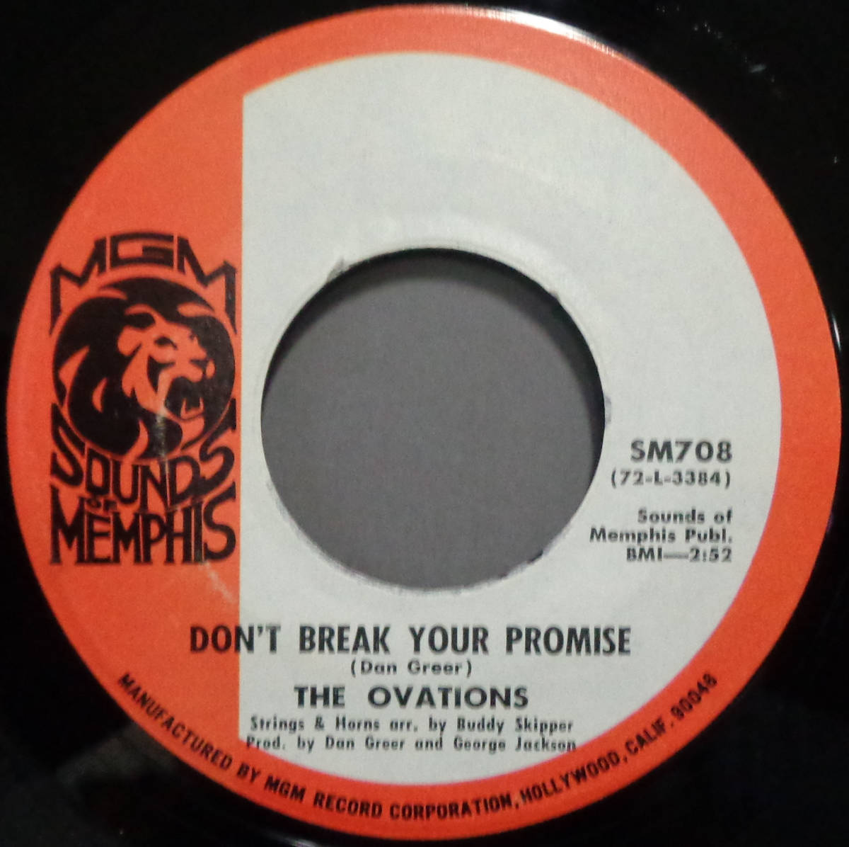 【SOUL 45】OVATIONS - DON'T BREAK YOUR PROMISE / TOUCHING ME (s231128001) の画像1