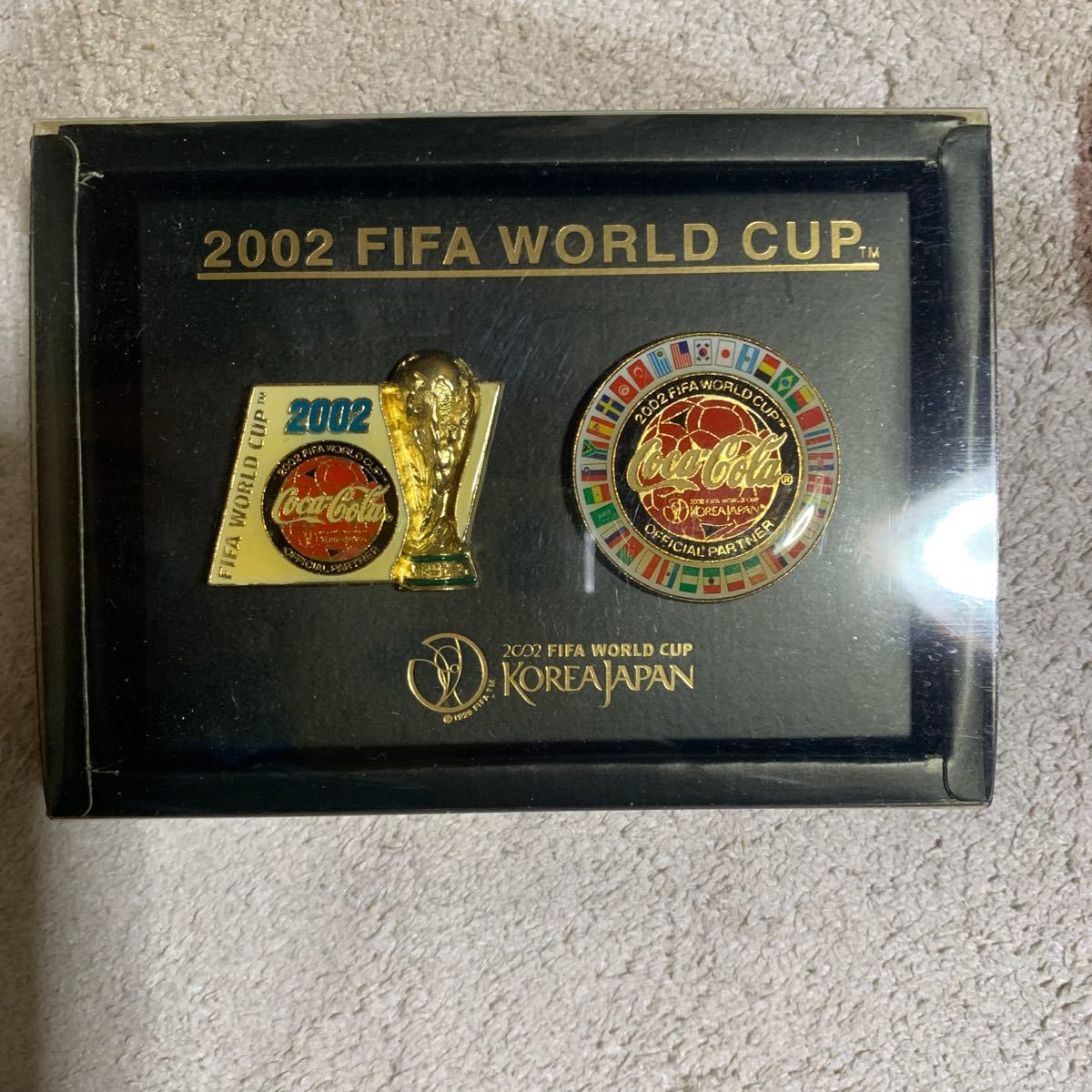 低価格の 2002 FiFA コカコーラ バッチ WORLDCUP ピンバッジ - www