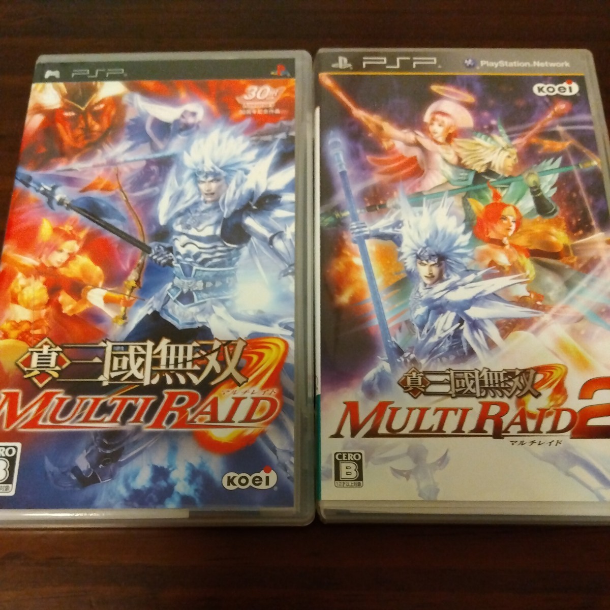 送料無料【PSP】 真・三國無双 MULTI RAID 1と2 ２本セット