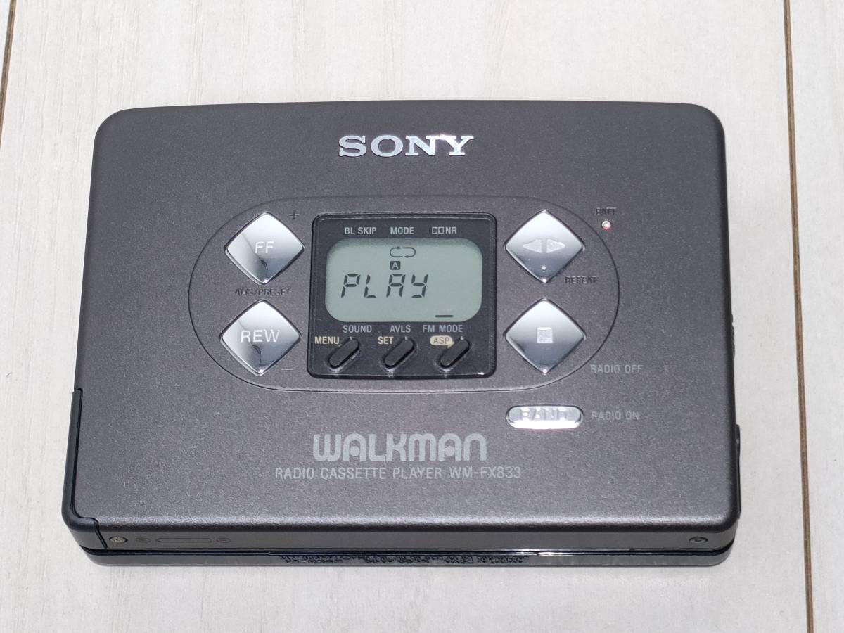 Yahoo!オークション - 【メンテ済み】SONY WM-FX833 Yahoo!オークション - 【メンテ済み】SONY WM-FX833