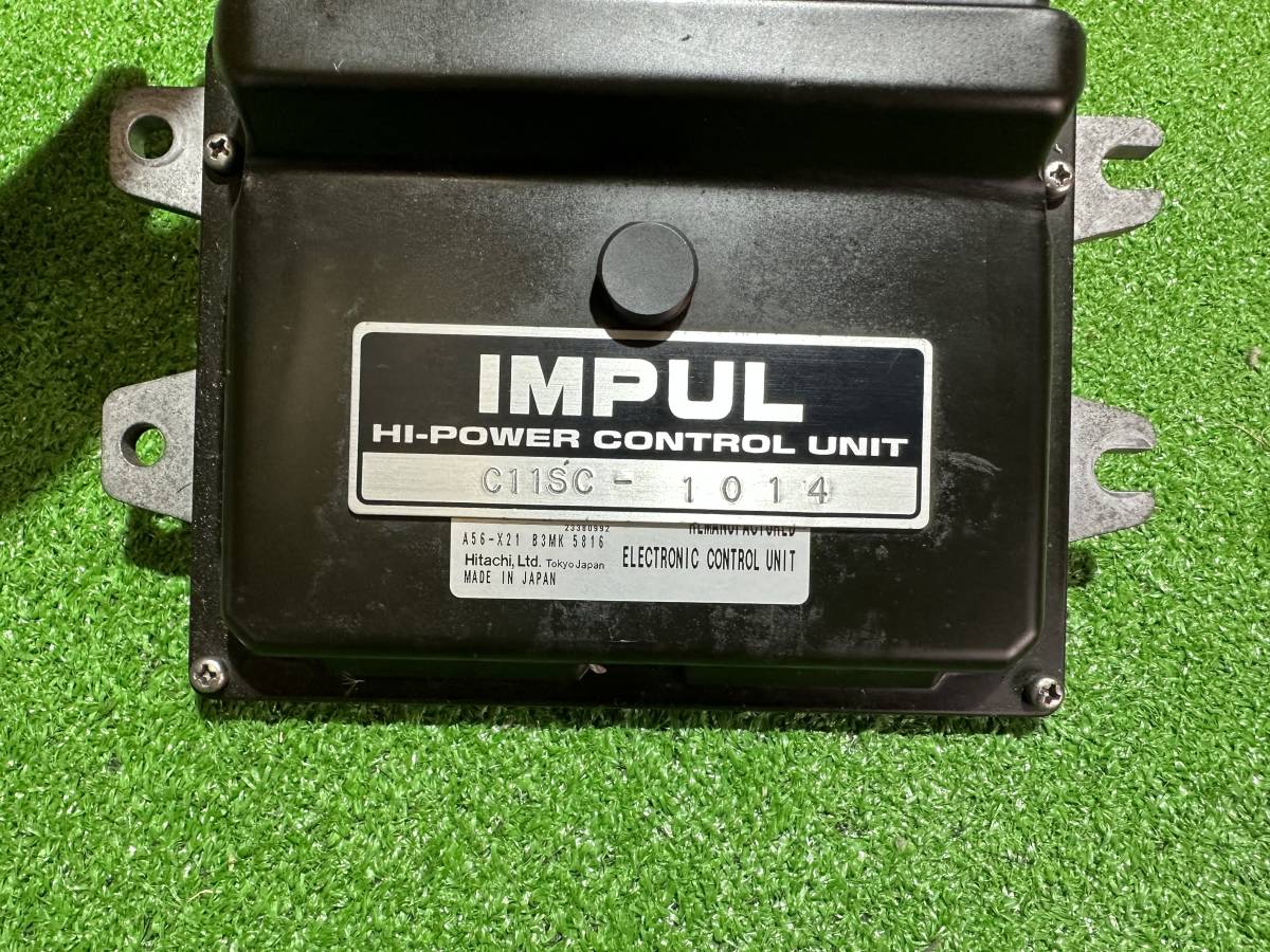 IMPUL インパル スーパーチャージャー OGURA CLUTCH C11 ティーダ ECU コンピューター HR15 実働外し …_画像8