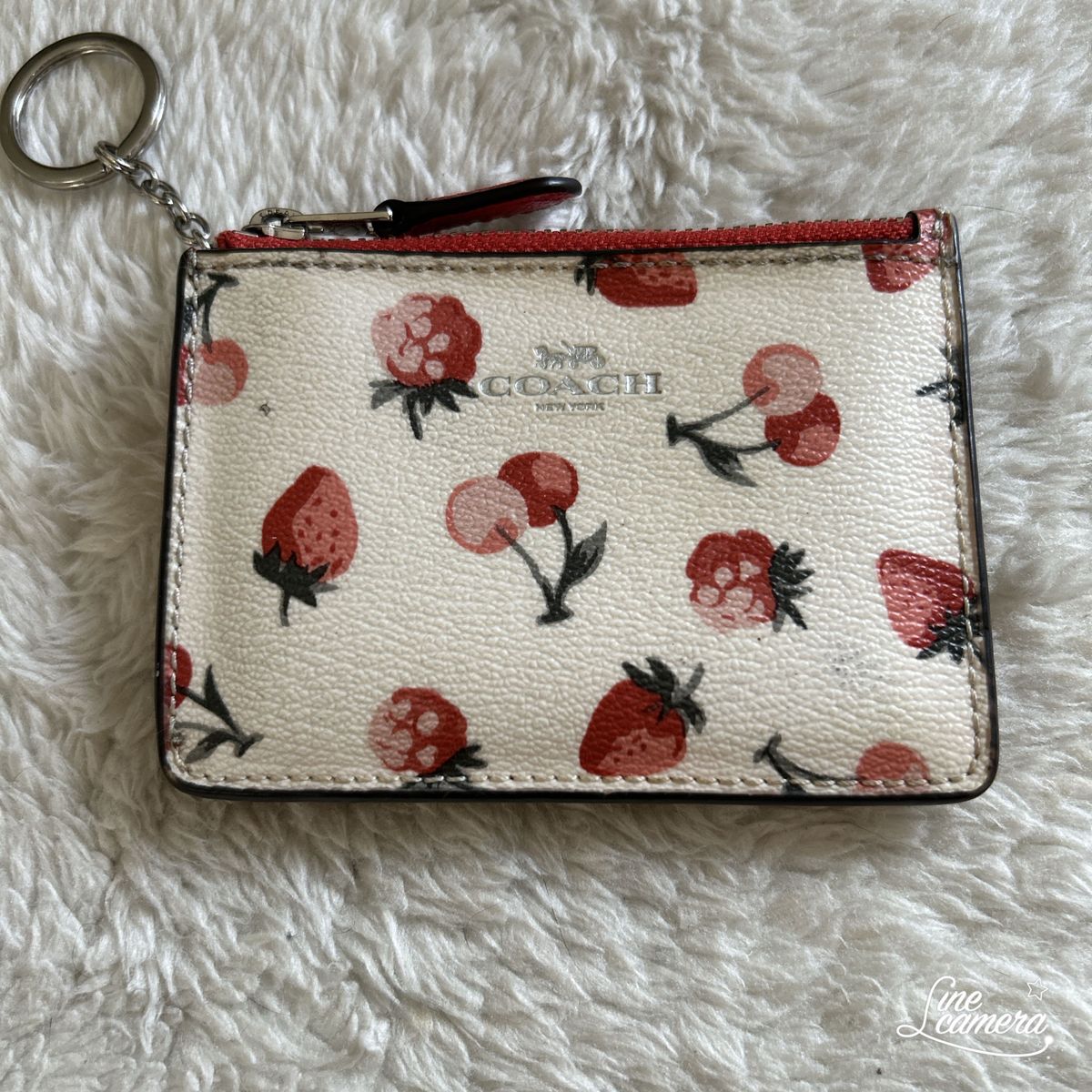 COACH コーチ いちご さくらんぼ コインケース ICケース カード COACH コーチ いちご さくらんぼ コインケース ICケース カード